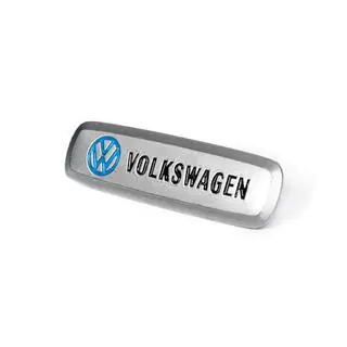 Badge in alluminio per tappetini auto (1 pz) foto 2