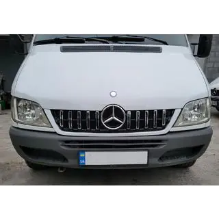 Griglia Anteriore GT Panamericana Cromo Eco (CDI, 2002-2006) Mercedes Sprinter W901/902/903/904/905 1995–2006 foto 1