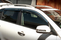 Kia Sorento II XM 2009-2014 Deflettori finestrini con profilo cromato (4 pz, Niken) foto 1