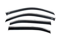 Honda eNP1 2022- Deflettori finestrini con profilo cromato (4 pz, Niken) foto 2
