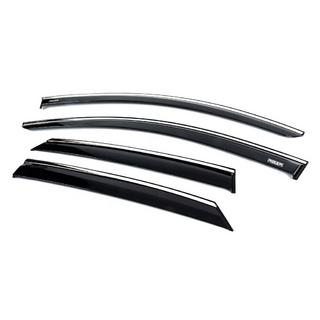 Deflettori finestrini con profilo cromato (4 pz, Niken) Opel Corsa F 2019- foto 2