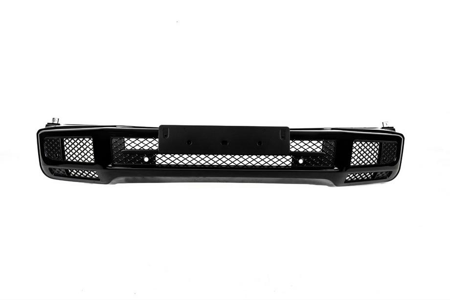 Mercedes G class W463 2018-2024 Paraurti Anteriore (Nero, Originale) Foto 1