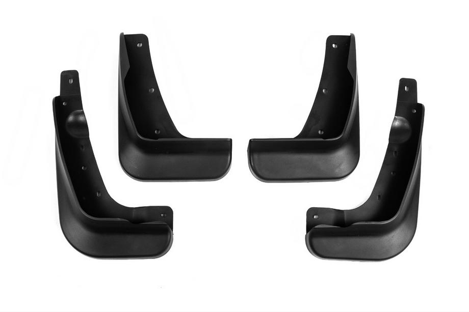 Mitsubishi Lancer X 2008- Paraspruzzi Premium (con minigonna laterale) (set 4 pezzi) Foto 1