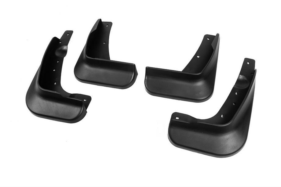 Mitsubishi Lancer X 2008- Paraspruzzi Premium (con minigonna laterale) (set 4 pezzi) Foto 2