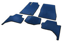 Mitsubishi L200 2015-2024 Tappetini EVA (Long base, Blu) foto 2