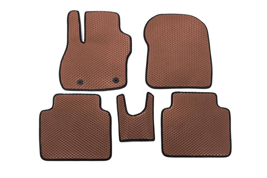 Renault Zoe 2012-2019 Tappetini EVA (Marrone) Image