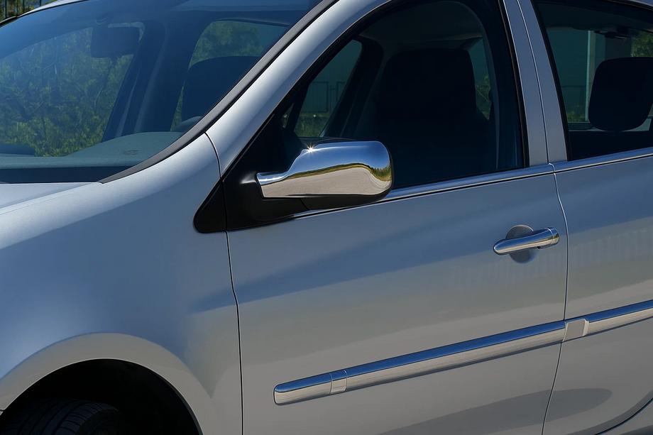 Renault Clio III 2005-2012 Cornici Esterne Finestrini Acciaio Inox (4 pz) Carmos - Acciaio Inox Turco Image