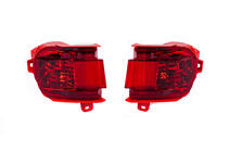 Lexus LX570/450d 2008-2022 Luci catarifrangenti posteriori (2 pz, 2012-2015, standard) foto 1