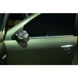 Cornici Esterne Finestrini Acciaio Inox (4 pz) Renault Symbol 2008-2013 foto 2