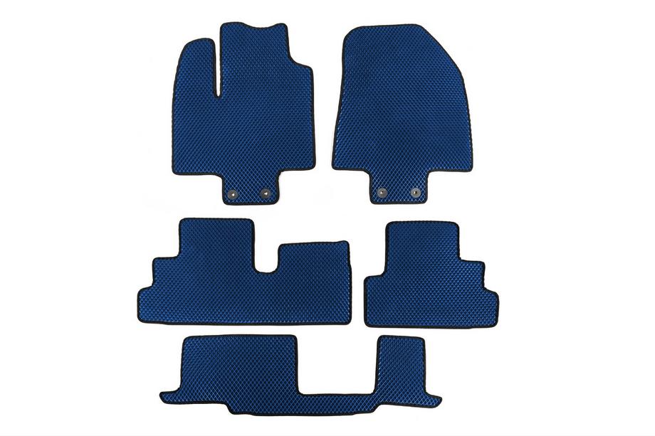 Infiniti QX60 2022- Tappetini (3 file, EVA, Blu) Image