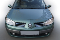 Renault Megane II 2004-2009 Coperture Griglia Cromate (Modello 2004-2006, 6 pezzi, Acciaio Inox) Carmos - Acciaio Inox Turco foto 1