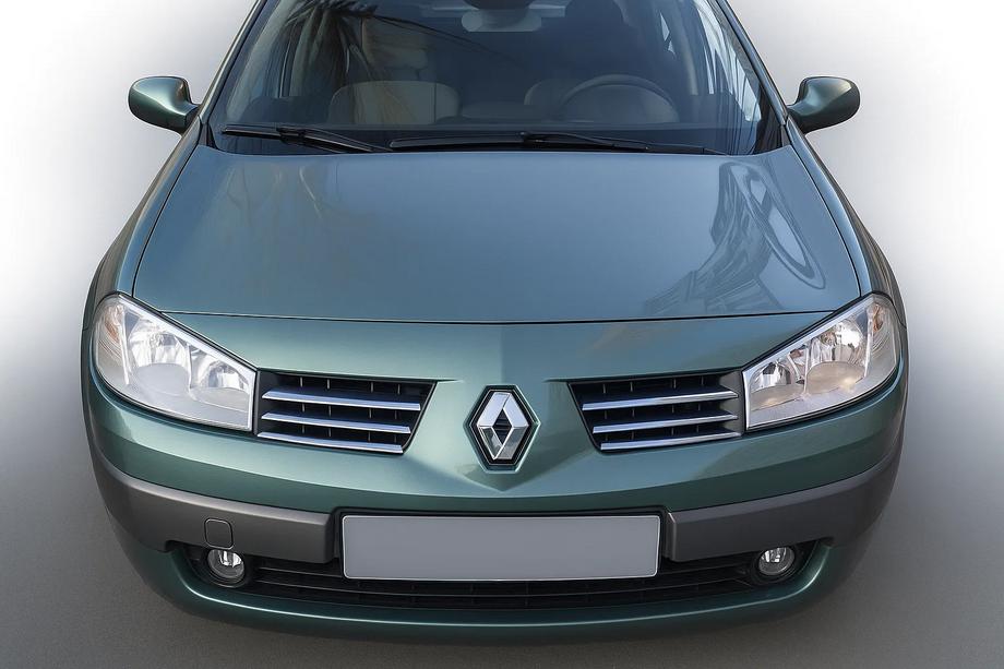 Renault Megane II 2004-2009 Coperture Griglia Cromate (Modello 2004-2006, 6 pezzi, Acciaio Inox) Carmos - Acciaio Inox Turco Image