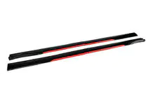 Estensioni universali minigonne laterali Niken Red (ABS) (4pz) foto 4