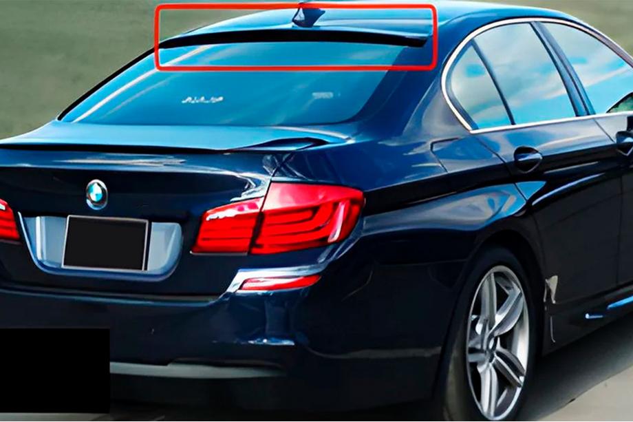 BMW 5 Series F10/F11 2010–2016 Spoiler posteriore DPT (per F10, Nero Lucido) Image