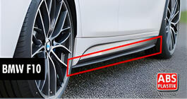 BMW 5 Series F10/F11 2010–2016 Minigonne Laterali DPT V-2 (per minigonne M-Sport/M5, Nero Lucido) foto 1