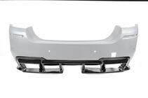 BMW 5 Series F10/F11 2010–2016 Diffusore Posteriore DPT V-1 (per M-Performance, Nero Lucido) foto 4