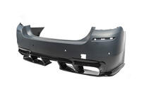 BMW 5 Series F10/F11 2010–2016 Diffusore Posteriore DPT V-1 (per M-Performance, Nero Lucido) foto 13