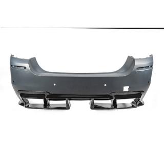 Diffusore Posteriore DPT V-1 (per M-Performance, Nero Lucido) BMW 5 Series F10/F11 2010–2016 foto 3