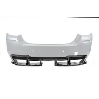 Diffusore Posteriore DPT V-1 (per M-Performance, Nero Lucido) BMW 5 Series F10/F11 2010–2016 foto 4