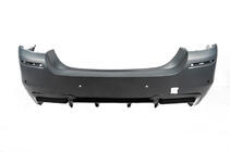BMW 5 Series F10/F11 2010–2016 Diffusore Posteriore DPT V-2 (per M-Performance, Nero Lucido) foto 15