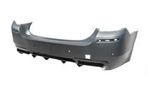 BMW 5 Series F10/F11 2010–2016 Diffusore Posteriore DPT V-2 (per M-Performance, Nero Lucido) foto 12