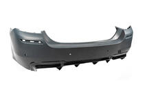 BMW 5 Series F10/F11 2010–2016 Diffusore Posteriore DPT V-2 (per M-Performance, Nero Lucido) foto 6
