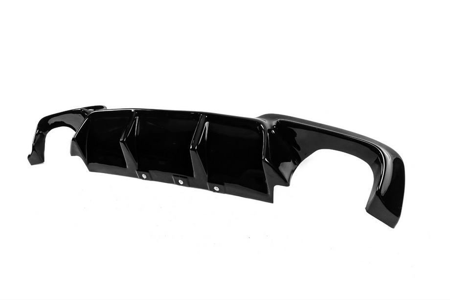 BMW 5 Series F10/F11 2010–2016 Diffusore Posteriore DPT V-2 (per M-Performance, Nero Lucido) Foto 14