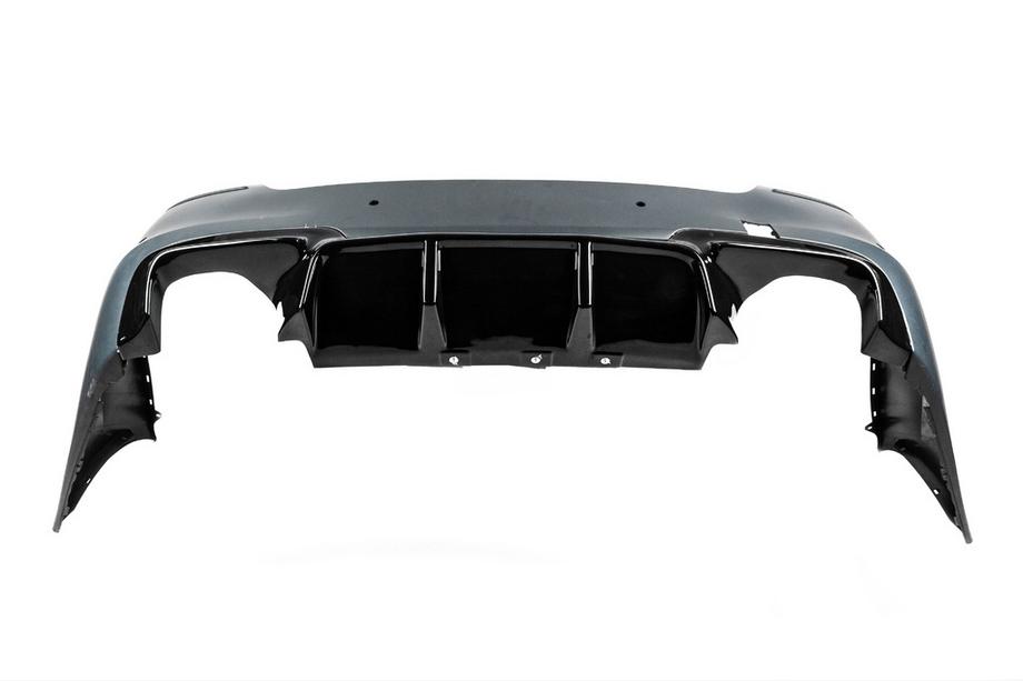 BMW 5 Series F10/F11 2010–2016 Diffusore Posteriore DPT V-2 (per M-Performance, Nero Lucido) Foto 9