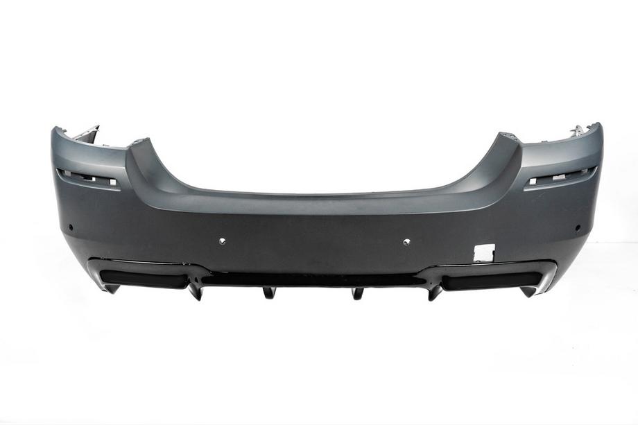 BMW 5 Series F10/F11 2010–2016 Diffusore Posteriore DPT V-2 (per M-Performance, Nero Lucido) Foto 15