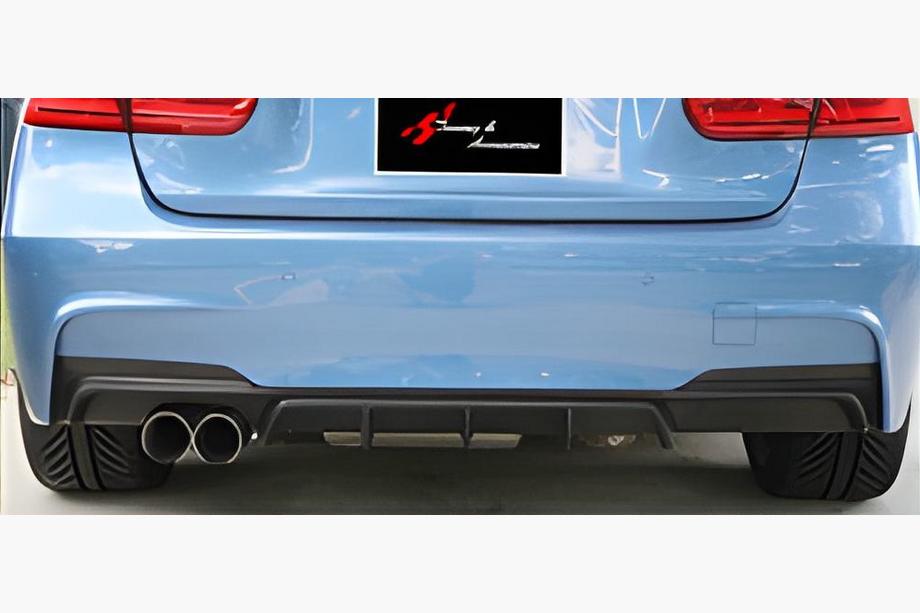 BMW 3 Series F30/F31 2012-2019 Diffusore Posteriore DPT V-1 (per M Performance, Nero Lucido) Image