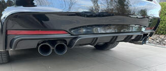 BMW 3 Series F30/F31 2012-2019 Diffusore Posteriore DPT V-3 (per M Performance, Nero Lucido) foto 1