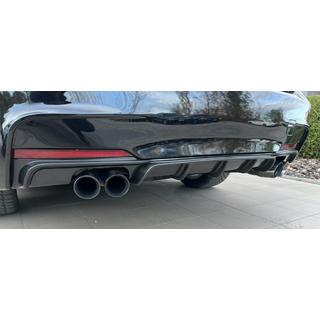 Diffusore Posteriore DPT V-3 (per M Performance, Nero Lucido) BMW 3 Series F30/F31 2012-2019 foto 1