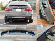 BMW 3 Series F30/F31 2012-2019 Diffusore Posteriore DPT V-4 (per M Performance, Nero Lucido) foto 4