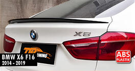 BMW X6 F16 2014-2019 Spoiler DPT (Nero Lucido) foto 6