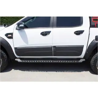 Pedane laterali Dakar V1 senza LED (2019+, 2 pz, metallo) foto 4