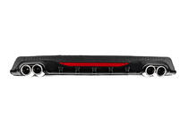 Diffusore Posteriore Universale DPT AMG Style V-1 (ABS) (Grigio+Nero) foto 1