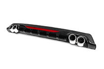 Diffusore Posteriore Universale DPT AMG Style V-1 (ABS) (Grigio+Nero) foto 2