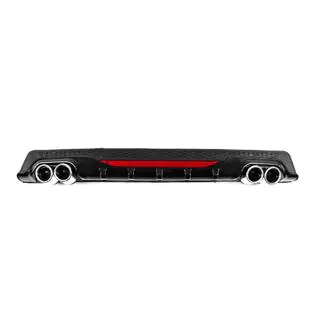 Diffusore Posteriore Universale DPT AMG Style V-1 (ABS) (Grigio+Nero) foto 1