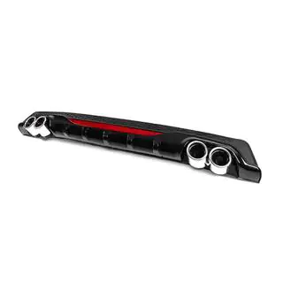 Diffusore Posteriore Universale DPT AMG Style V-1 (ABS) (Grigio+Nero) foto 2