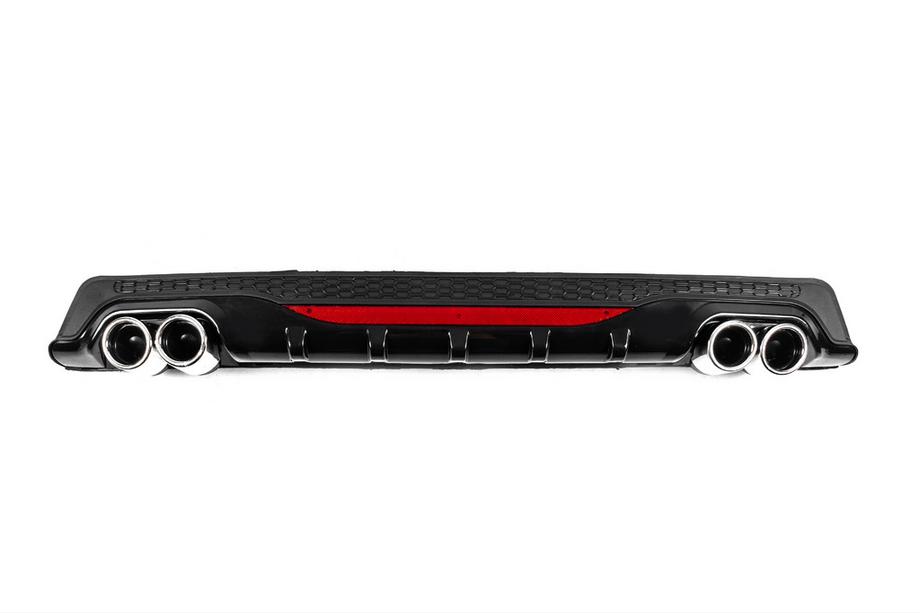 Diffusore Posteriore Universale DPT AMG Style V-1 (ABS) (Grigio+Nero) Image