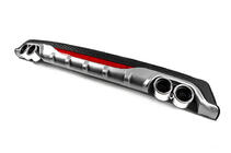 Diffusore Posteriore Universale DPT AMG Style V-2 (ABS) (Grigio+Nero Lucido) foto 2