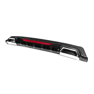 Diffusore Posteriore Universale DPT AMG Style V-3 (ABS) (Nero Lucido) foto 2
