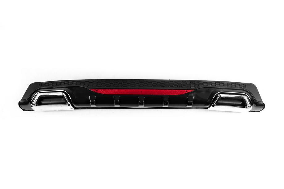 Diffusore Posteriore Universale DPT AMG Style V-3 (ABS) (Nero Lucido) Image