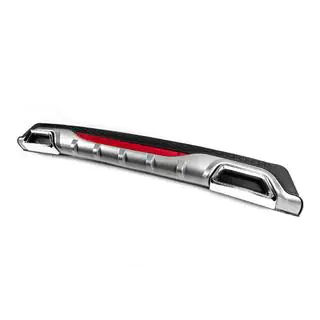 Diffusore Posteriore Universale DPT AMG Style V-4 (ABS) (Grigio+Nero Lucido) foto 2