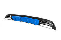 Diffusore Posteriore Universale DPT V-3 (ABS) (Blu+Nero Lucido) foto 2