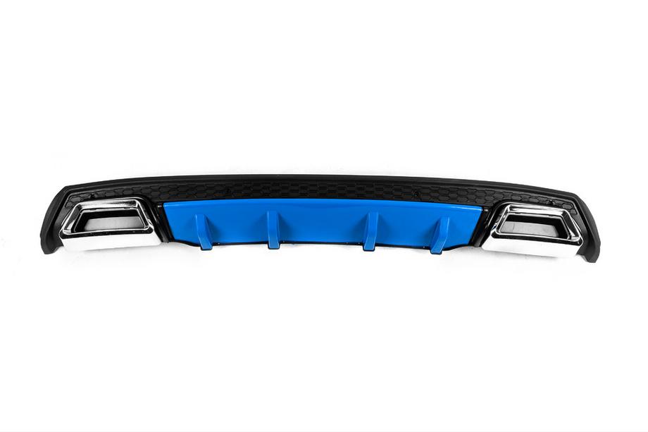 Diffusore Posteriore Universale DPT V-3 (ABS) (Blu+Nero Lucido) Image