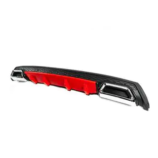 Diffusore Posteriore Universale DPT V-5 (ABS) (Rosso+Nero Lucido) foto 3