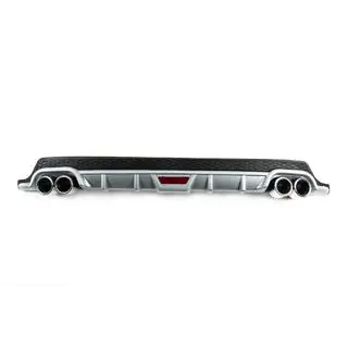 Diffusore Posteriore Universale DPT V-8 (ABS) (Grigio+Nero Lucido) foto 3