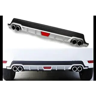 Diffusore Posteriore Universale DPT V-8 (ABS) (Grigio+Nero Lucido) foto 2
