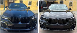 BMW X6 G06 2019–2027 Kit carrozzeria Paradigm Black Knight (2018-2022) foto 4